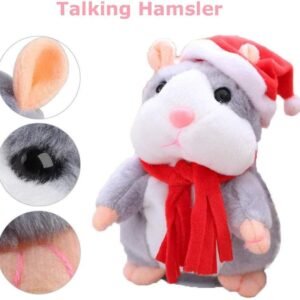 Royu Cheeky Hamster Talking Mouse pet Christmas Toy Speak Sound Record Hamster