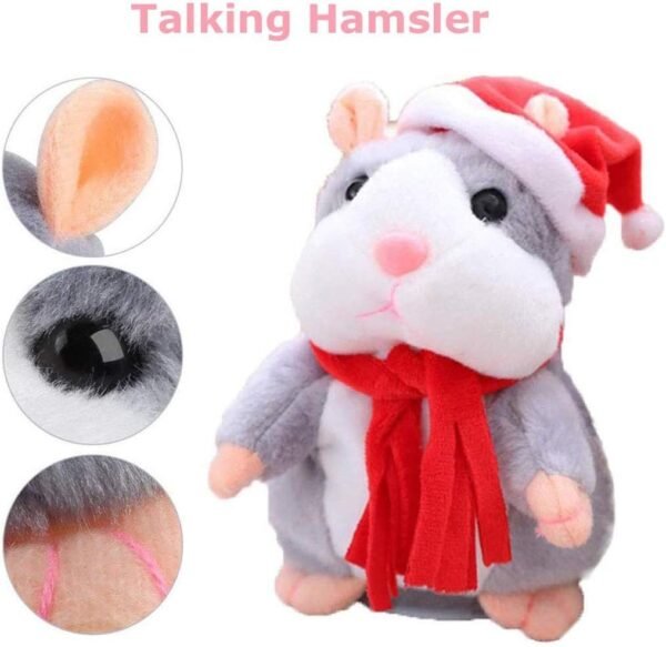 Royu Cheeky Hamster Talking Mouse pet Christmas Toy Speak Sound Record Hamster