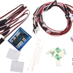 Onkuey No Solder Realistic New Highlight 12-LED Lighting Kit for RC Cars