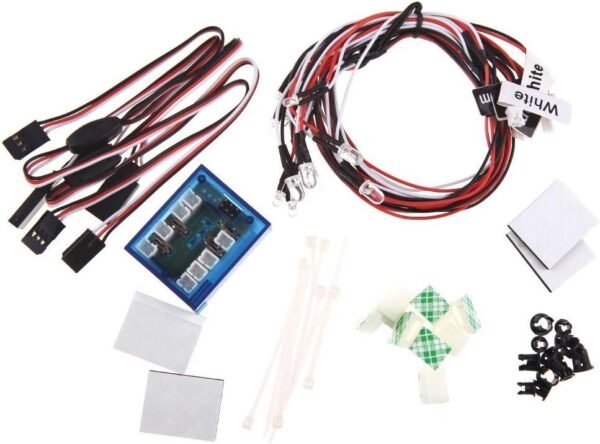 Onkuey No Solder Realistic New Highlight 12-LED Lighting Kit for RC Cars