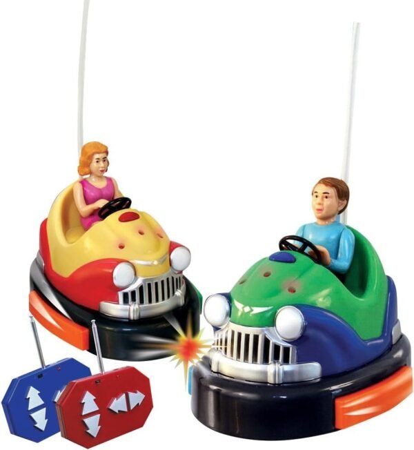 Remote Control Battery Powered Bumper Cars Game Kit Toy Fun