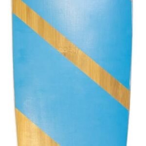 The Super Cruiser 36 Remix Aqua Blue Bamboo and Maple Deck Longboard