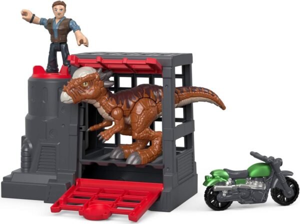 Fisher-Price Imaginext Jurassic World, Stygimoloch & Owen Kit Toy Fun