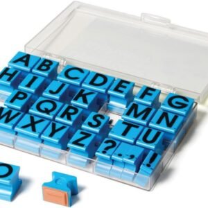 Educational Insights Alphabet Rubber Stamps Uppercase, 5/8, Ages 4 and Up, 30