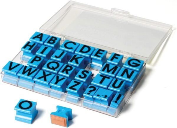 Educational Insights Alphabet Rubber Stamps Uppercase, 5/8, Ages 4 and Up, 30
