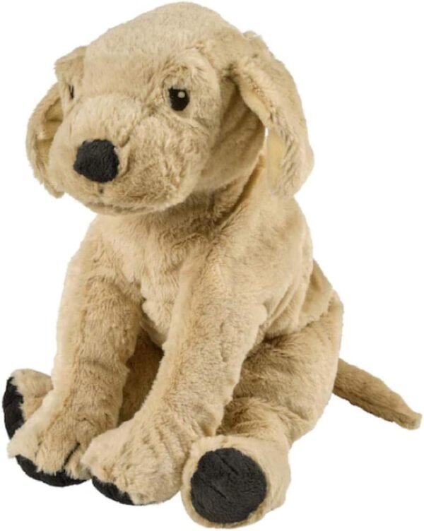 Ikea GOSIG GOLDEN Stuffet Plush Animal Soft Toy Puppy Dog, Yellow, 15.75