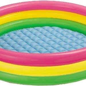 Intex Kiddie Pool - Kids Summer Sunset Glow Design - 58 x