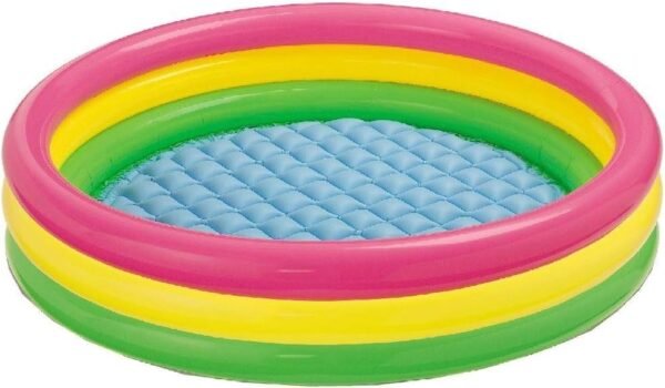 Intex Kiddie Pool - Kids Summer Sunset Glow Design - 58 x