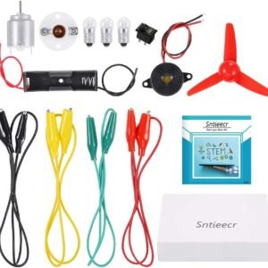 Sntieecr Electric Circuit Motor Kit, Educational Montessori Learning Kits for Kids DIY