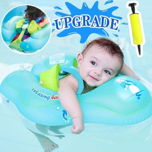 Camlinbo Anti-Slip Crotch Baby Swimming Float Ring - Baby Spring Floats Swim
