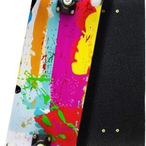 ANDRIMAX Skateboards-Complete Skateboards for Beginners Kids Boys Girls Adults Youth-Standard Skateboards 31x8