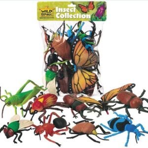 Wild Republic Insect Polybag, Kids Gifts, Educational Toy, Party Favors, 10 Pieces