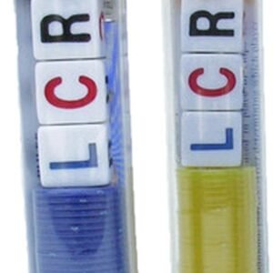 LCR - Left Center Right Dice Game - 2 Sets - Assorted