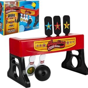 Gamie 2-in-1 Bowling and Tossing Game for Kids - Fun Indoor Carnival