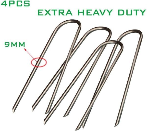 Trampoline Stakes Trampoline Anchors 14In 0.354 inch U Anchors U Steaks Trampoline