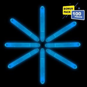 Lumistick 2 Inch Mini Glowsticks - Ultra Bright Glow in The Dark