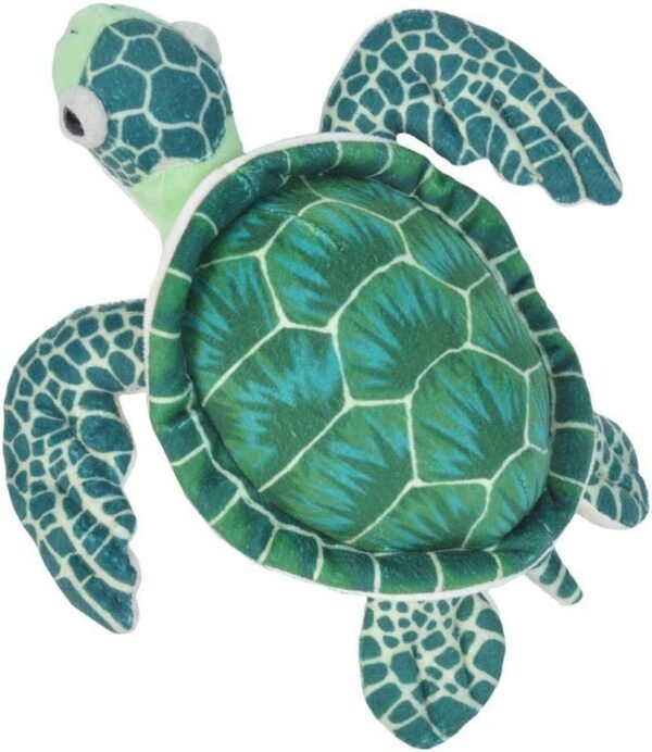 Wild Republic Sea Turtle Plush, Stuffed Animal, Plush Toy, Gifts for Kids,