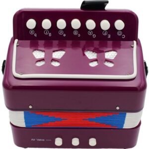 Elloapic Childrens Kids Accordion Keyboard Instruments with 7 Treble Keys, 3 Air