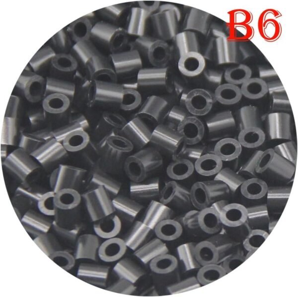H&W 5mm Fuse Bead Refill Bag - Black 1500 Count B6