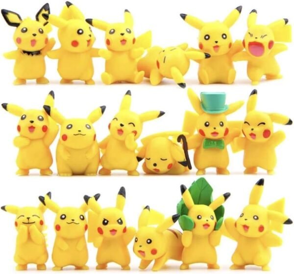 CNAK 18PCS 4-6CM Pikachu Action Figures Poke Mini Dolls mon Set