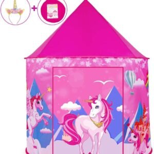 HUFUN Unicorns Kids Play Tent for Girls Xmas Gifts for Girls and
