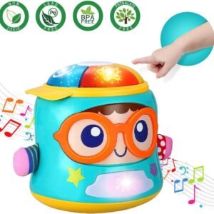 Infant Toys Tumbler Soother Baby Musical Toys for 6 12 18 Month