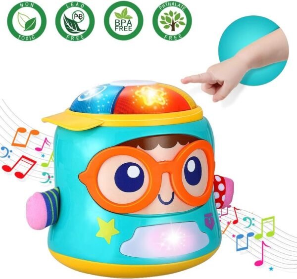 Infant Toys Tumbler Soother Baby Musical Toys for 6 12 18 Month