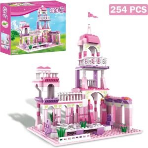 CLToys Girls Building Blocks Toys 254 Pieces Princess Castle Toys for Girls