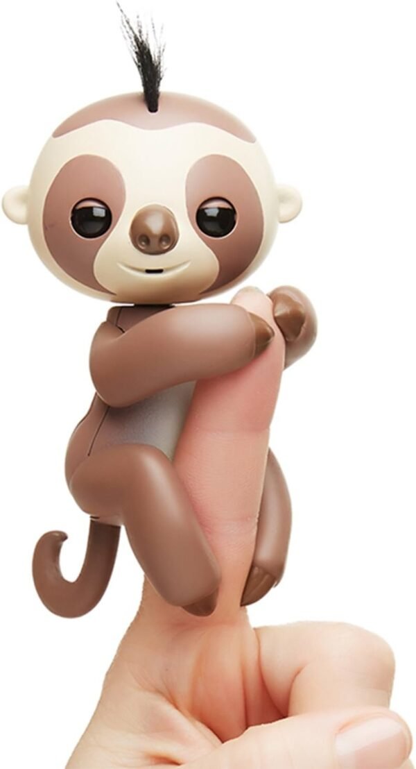 Fingerlings Baby Sloth - Kingsley Brown - Interactive Baby Pet - by