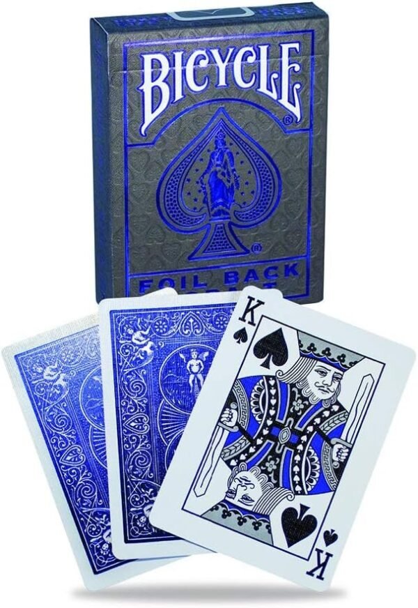 Bicycle Metalluxe Blue Playing Cards Kit Toy Fun Kids Pack