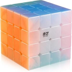 D-FantiX Qiyi Qiyuan S 4x4 Speed Cube Stickerless 4x4x4 Qiyi Jelly Cube