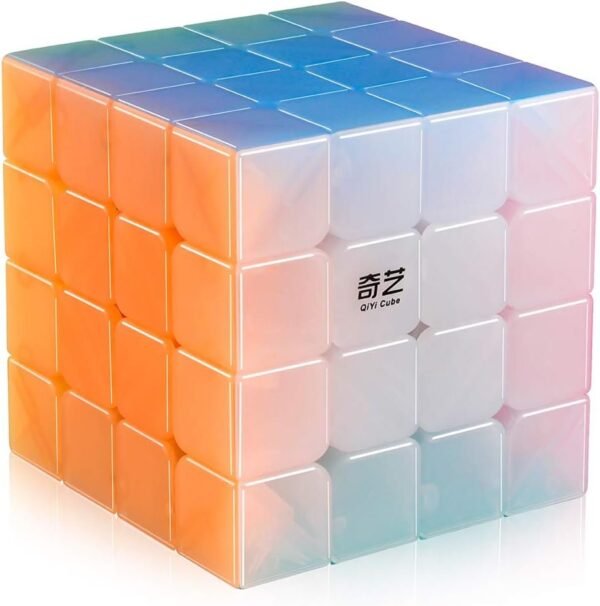 D-FantiX Qiyi Qiyuan S 4x4 Speed Cube Stickerless 4x4x4 Qiyi Jelly Cube
