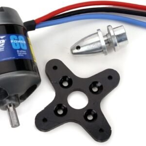 E-flite Power 60 Brushless Outrunner Motor, 400Kv 3.5mm Bullet, EFLM4060A