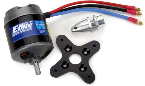 E-flite Power 60 Brushless Outrunner Motor, 400Kv 3.5mm Bullet, EFLM4060A