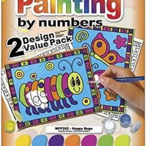 Royal Brush My First Paint by Number Kit, 8.75 by 11.375-Inch, Happy