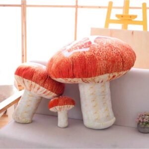 Changsun Creative Vivid 3D Mushroom Pillow Gift Plush Toys 7Small Size