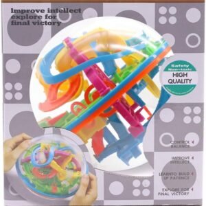 3D Puzzle Ball, 138 Obstacles Maze Ball Interactive Maze Game with Education