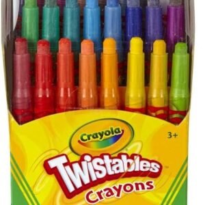 Crayola Twistables Crayons Coloring Set, Kids Indoor Activities at Home, 24 Count