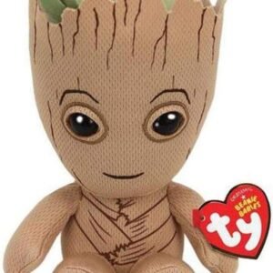Ty 41215 Groot-Marvel-Beanie, Multicolored Kit Toy Fun Kids Pack Set