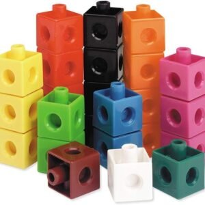 Learning Resources Snap Cubes, Homeschool, Educational Counting Toy, Math Classroom Accessories, Teacher