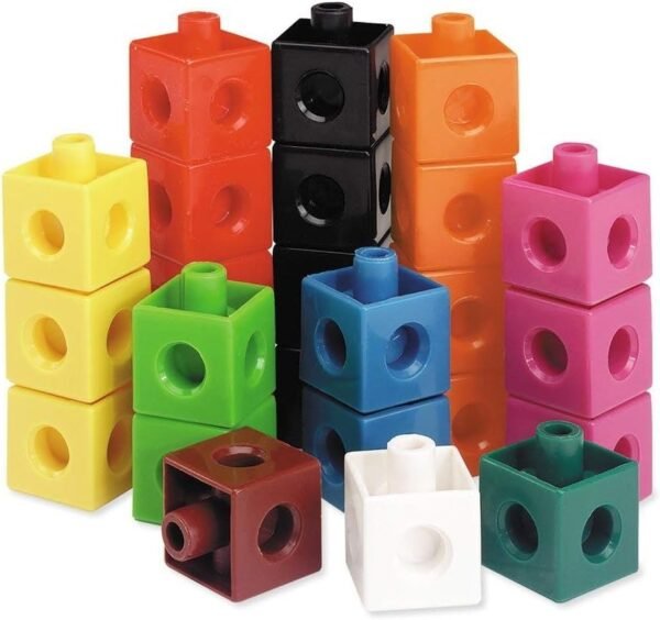 Learning Resources Snap Cubes, Homeschool, Educational Counting Toy, Math Classroom Accessories, Teacher