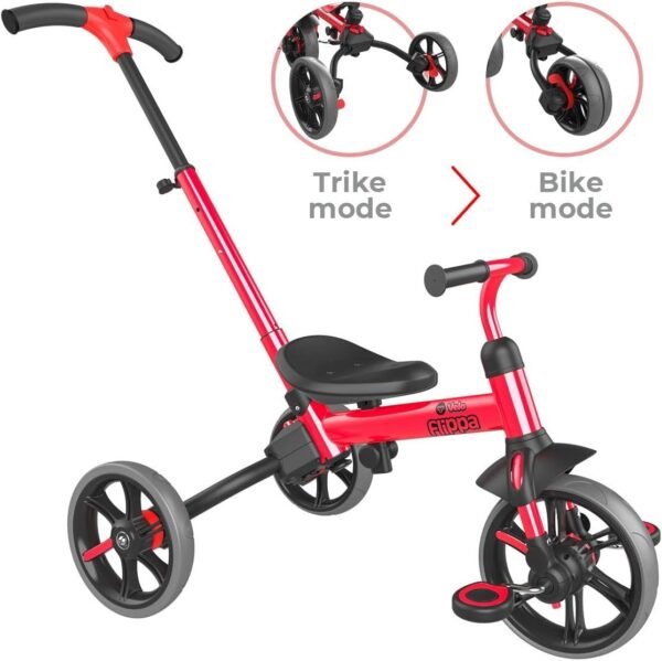 Yvolution Y Velo Flippa 4-in-1 Toddler Trike to Balance Bike Ages 2-5
