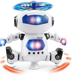 Toytykes Walking Dancing Robot Toy for Kids, Comes with Colorful LED Flashing