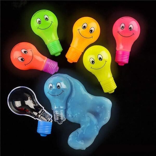 Kicko 4.25 Inch Glow in the Dark Putty - 6 Pack Neon