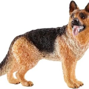 SCHLEICH Farm World German Shepherd Educational Figurine for Kids Ages 3-8