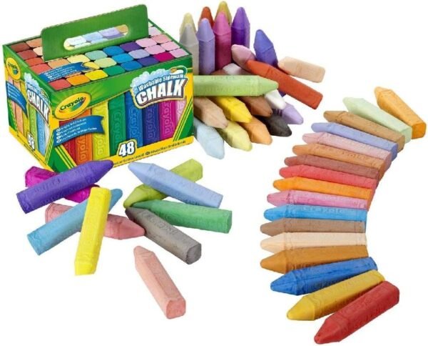 Crayola 48 Count Sidewalk Chalk 51-2048 Kit Toy Fun Kids