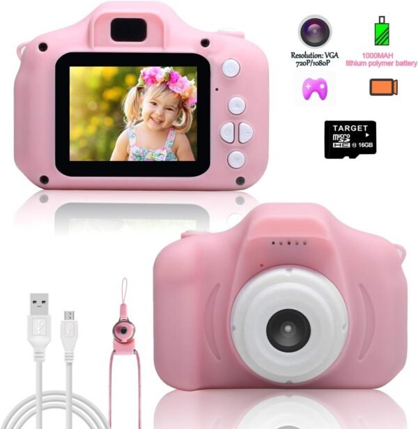 Beinhome Kids Camera Children Digital Video Cameras Toy Gifts for 3-10 Year