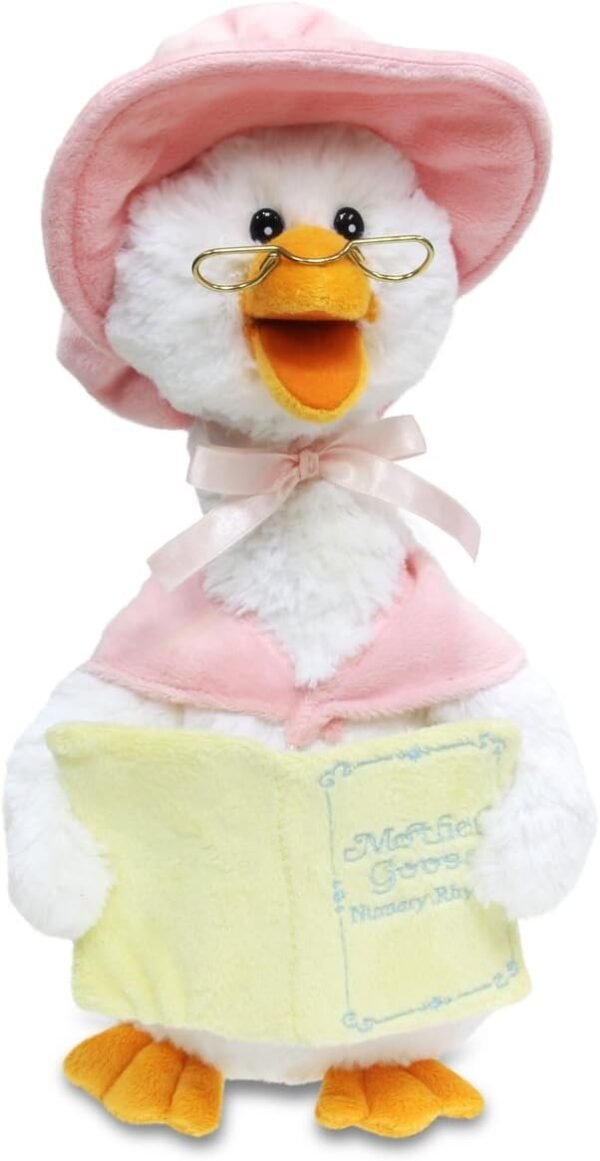 Cuddle Barn Mother Goose Animated Talking Musical Plush Toy, 14 Super Soft