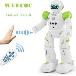 WEECOC Smart Robot Toys Gesture Control Remote Control Robot Kids Toys Birthday