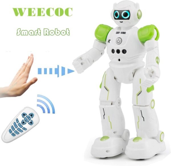 WEECOC Smart Robot Toys Gesture Control Remote Control Robot Kids Toys Birthday